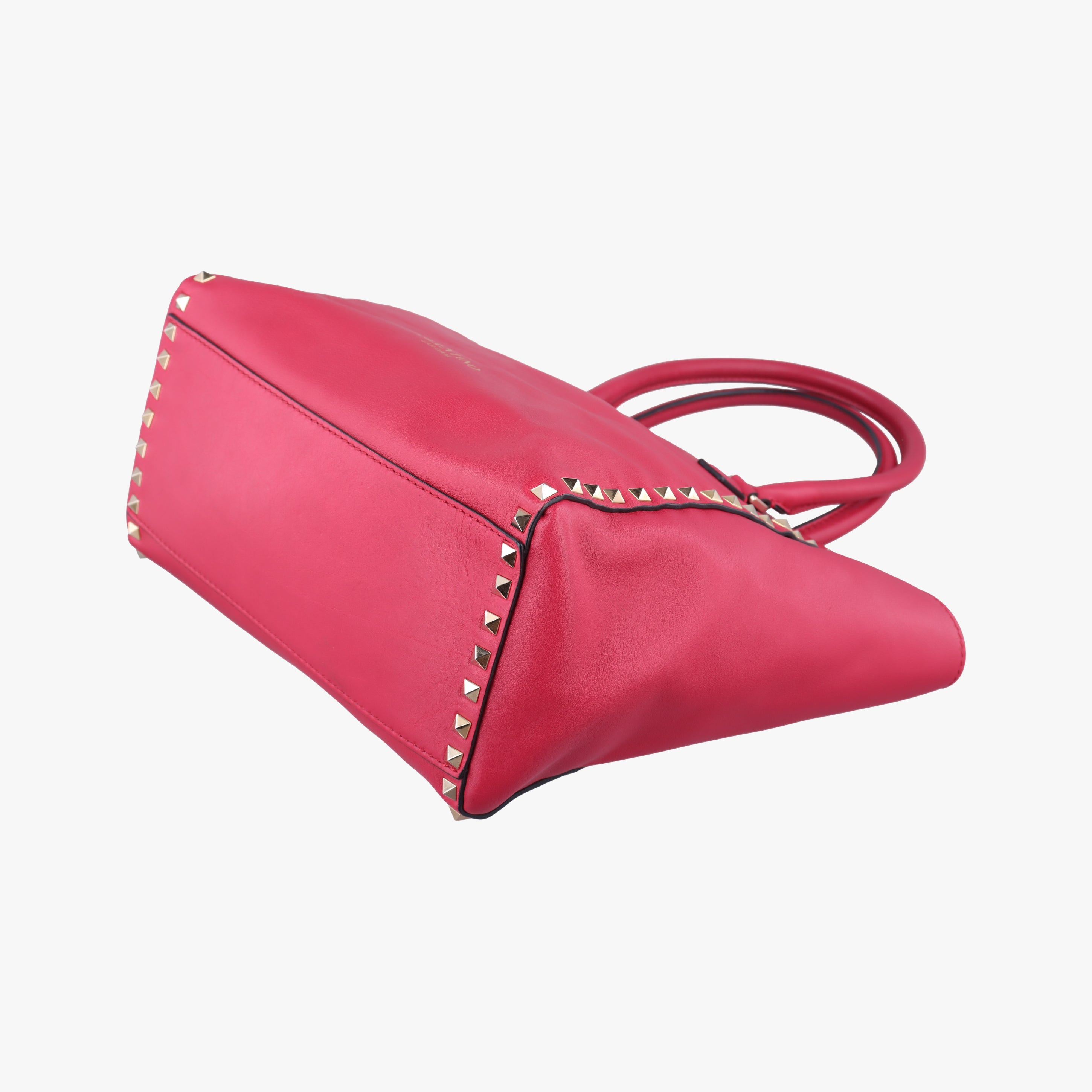 Secondhand Valentino Rockstud Red Leather  shoulderbag | stylenewstar