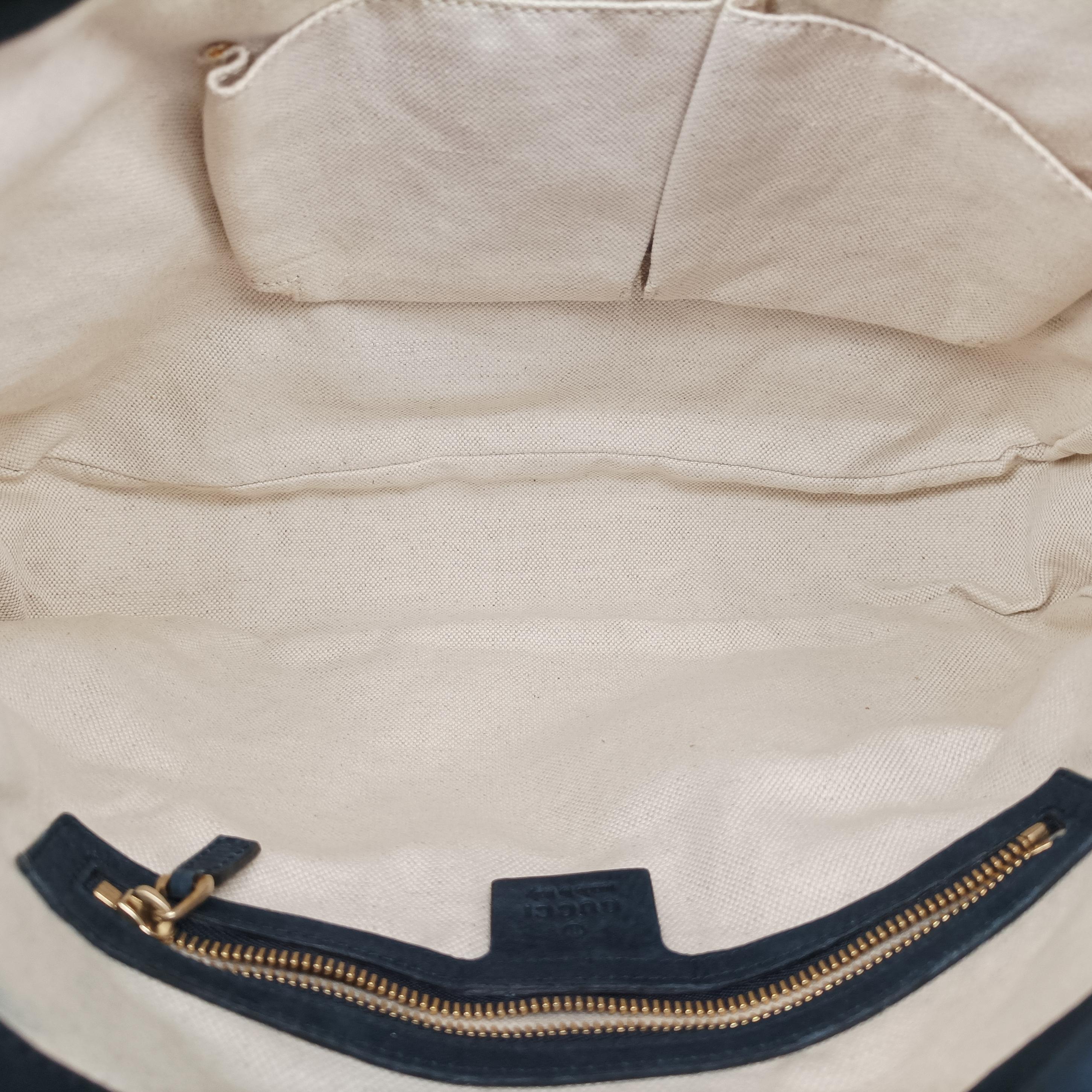 Pre-owned Gucci Jackie Flora Hobo beige×navy×red canvas x leather 277520 handbag | stylenewstar