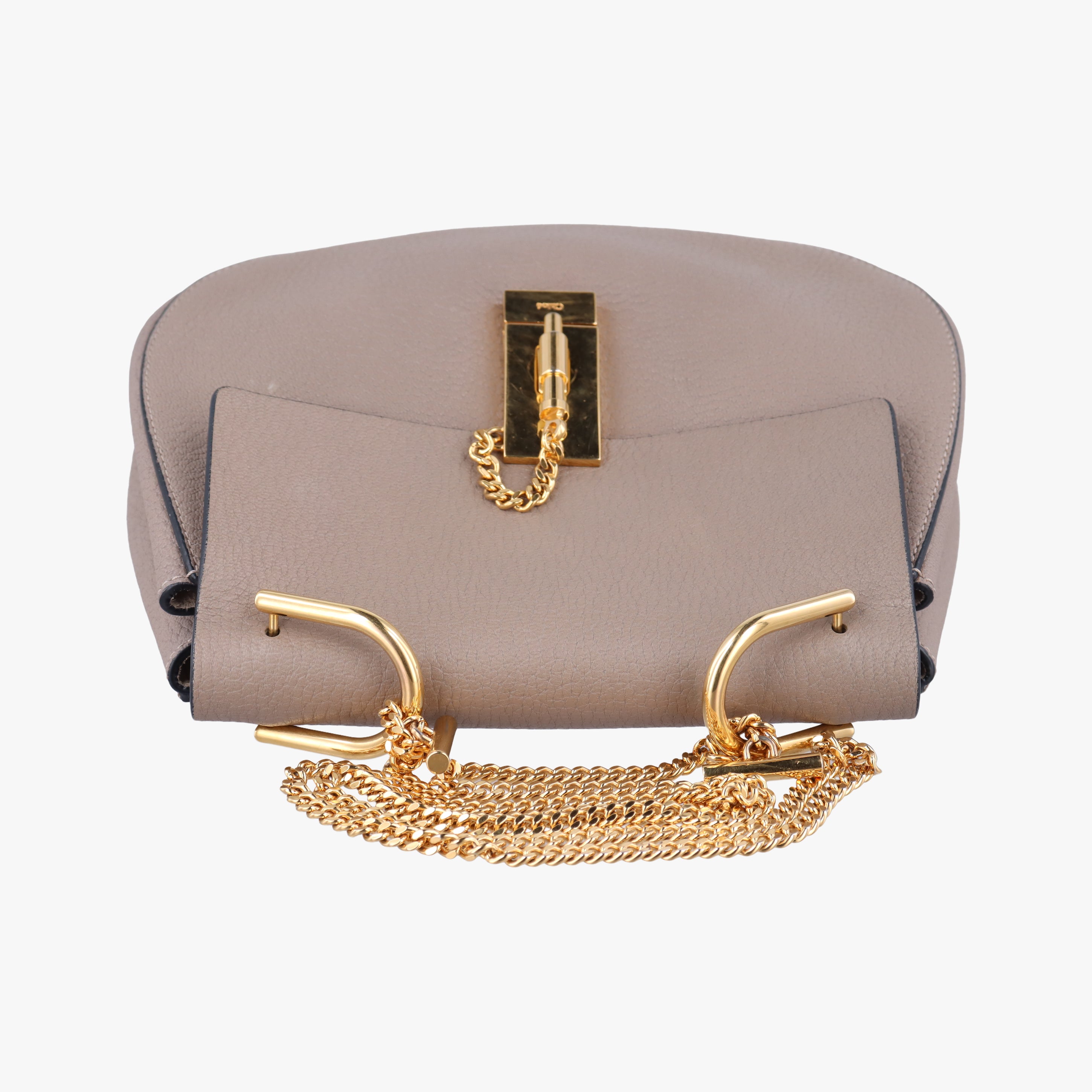 Vintage Chloe DREW Grey Leather  shoulderbag | stylenewstar