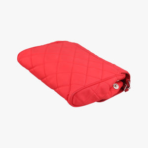 Pre-owned Prada Fuchsia Fabric Impuntu Flap Red nylon  shoulderbag | stylenewstar