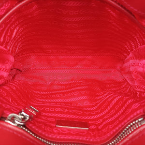 Pre-owned Prada Fuchsia Fabric Impuntu Flap Red nylon  shoulderbag | stylenewstar