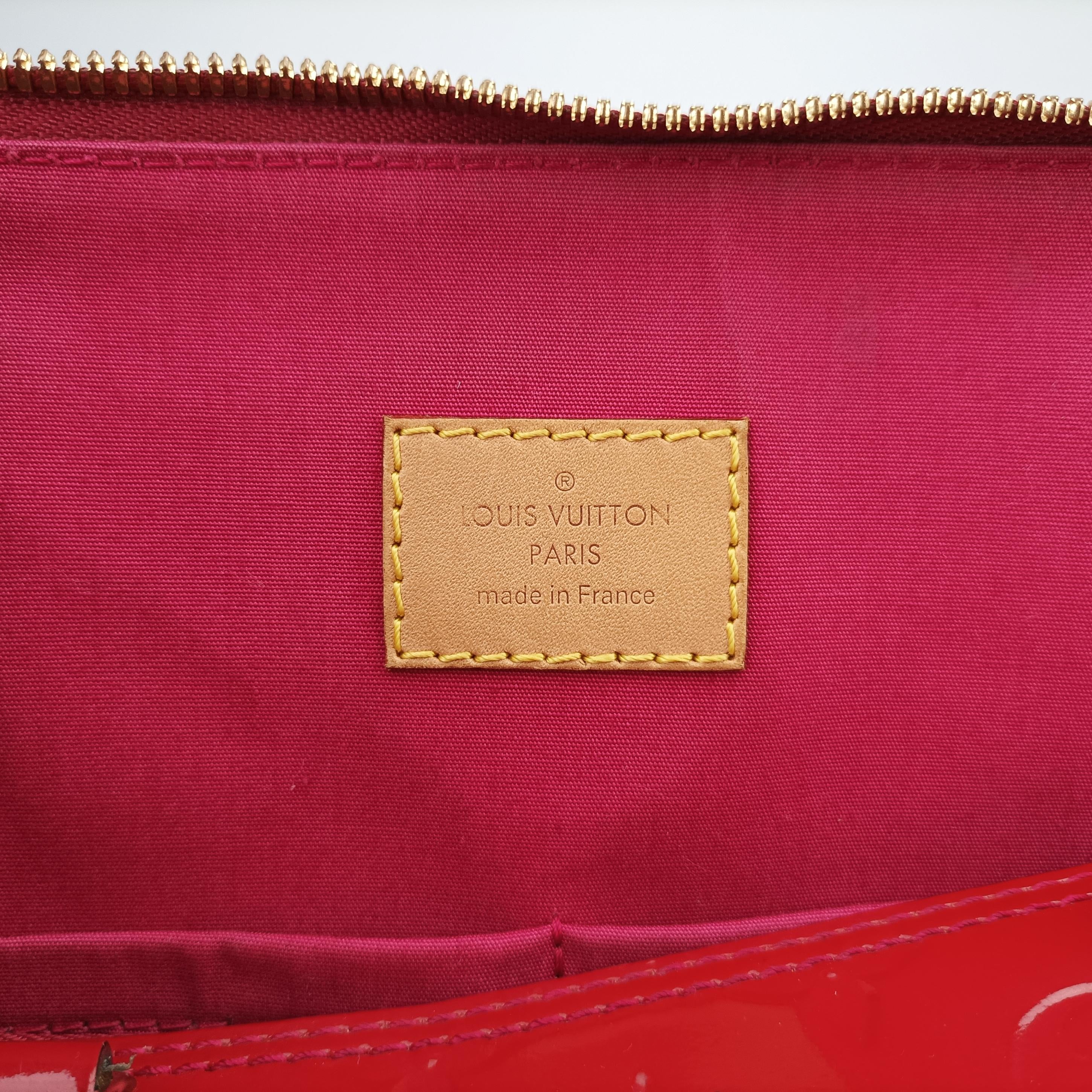 Vintage Louis Vuitton Alma GM pomme d'amour Vernis M93596 handbag | stylenewstar