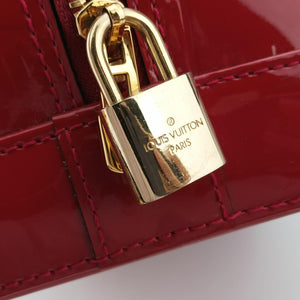 Vintage Louis Vuitton Alma GM pomme d'amour Vernis M93596 handbag | stylenewstar