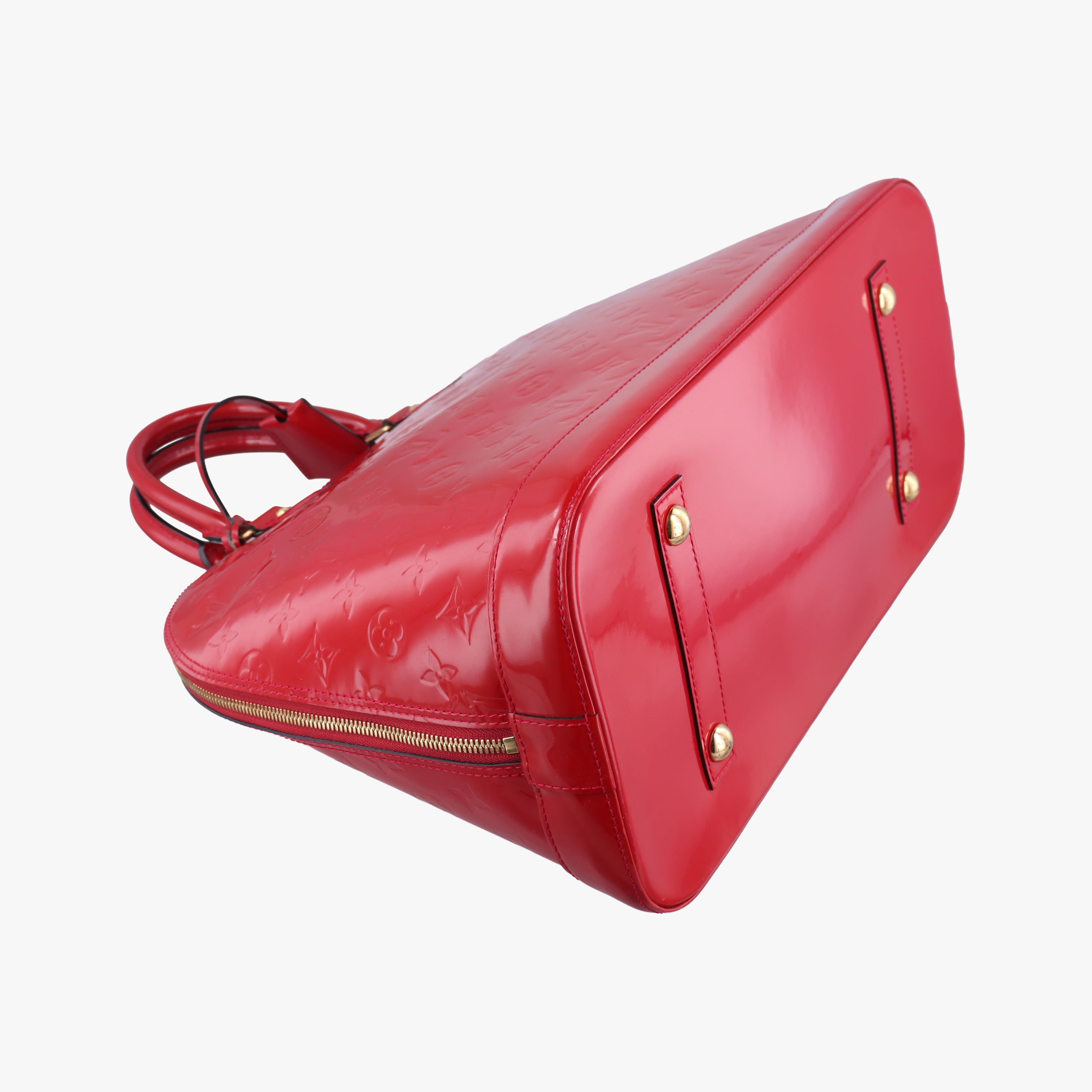 Vintage Louis Vuitton Alma GM pomme d'amour Vernis M93596 handbag | stylenewstar