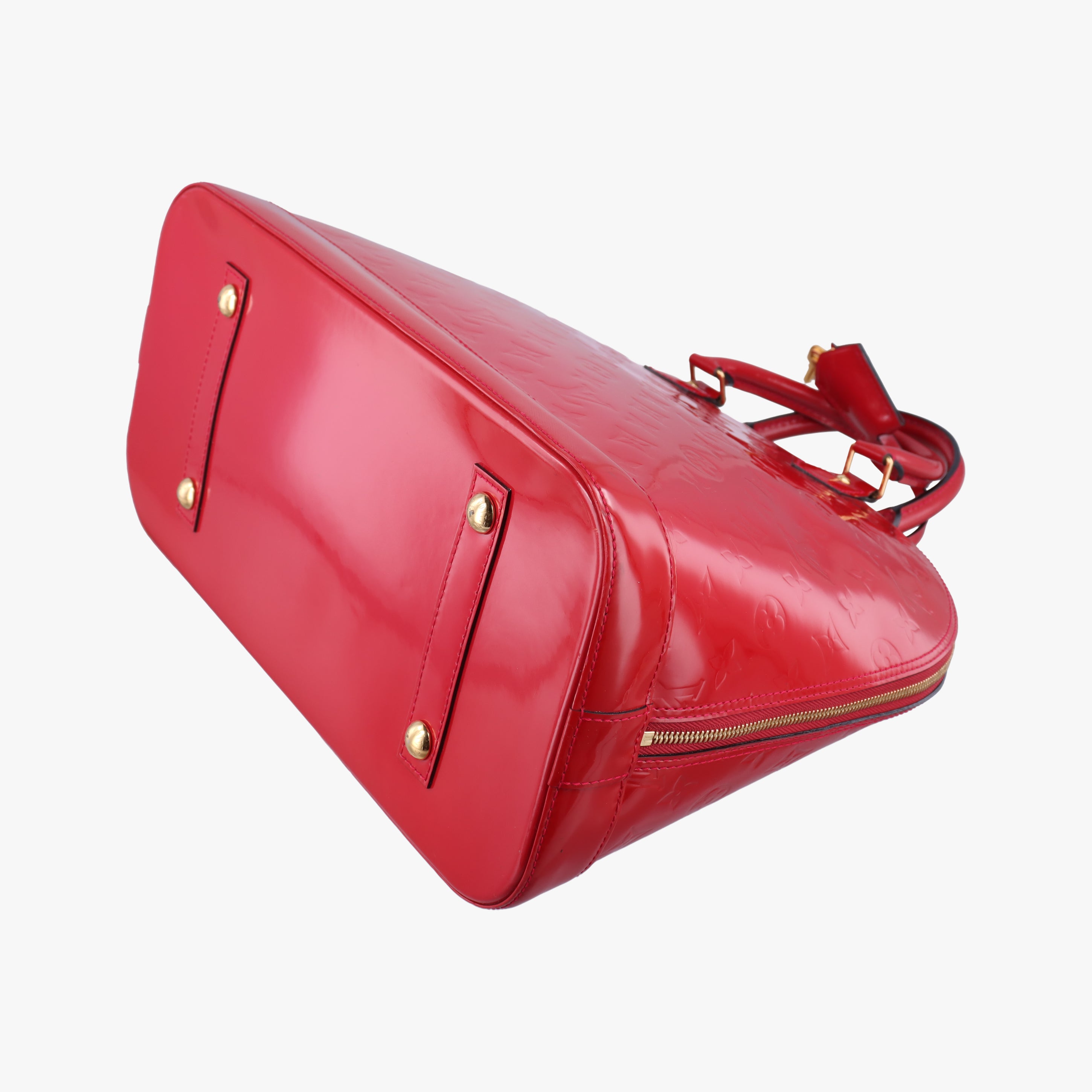 Vintage Louis Vuitton Alma GM pomme d'amour Vernis M93596 handbag | stylenewstar