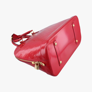 Vintage Louis Vuitton Alma GM pomme d'amour Vernis M93596 handbag | stylenewstar