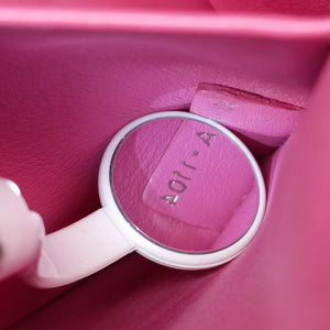 Pre-owned Christian Dior Diorissimo Navy x Pink Leather  shoulderbag | stylenewstar