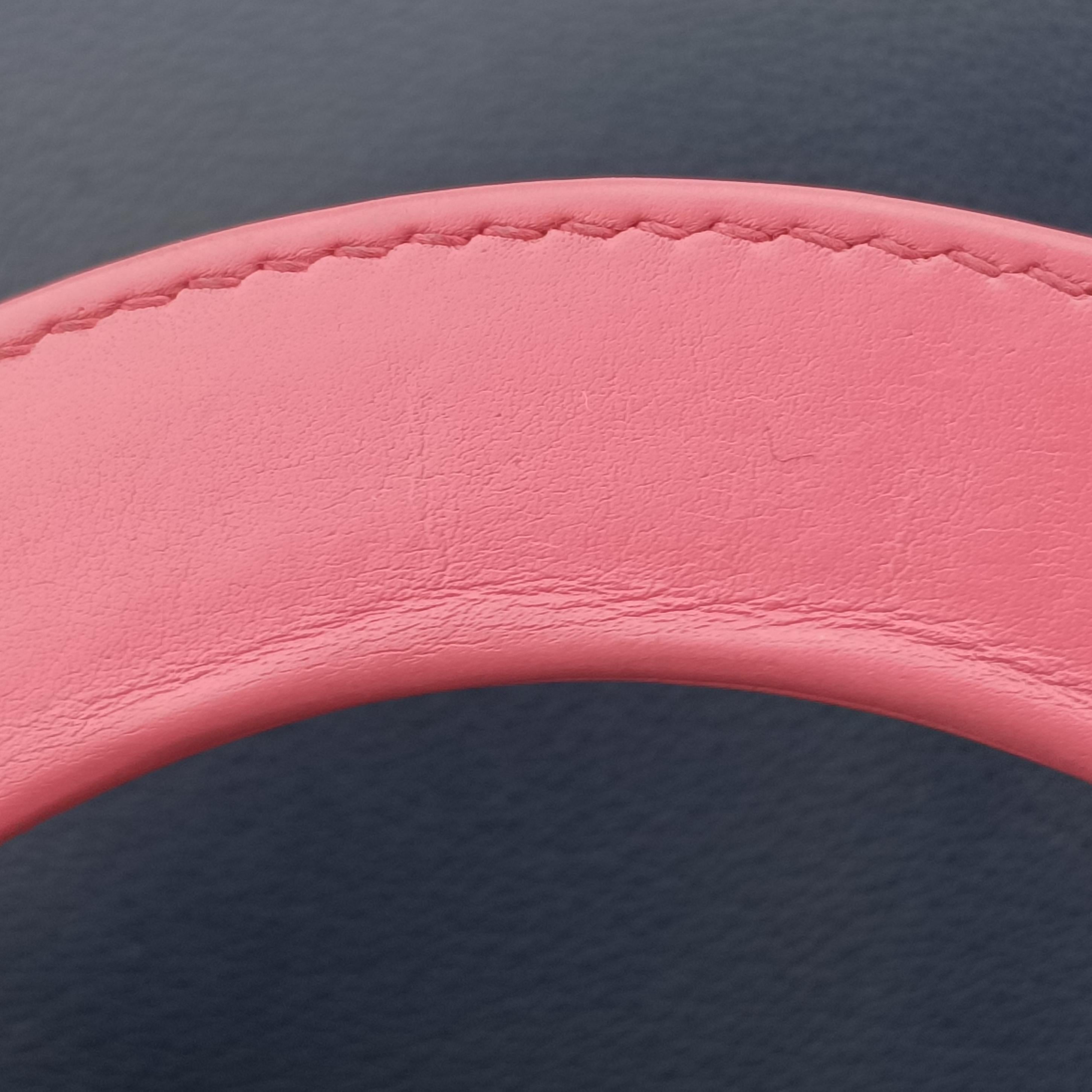 Pre-owned Christian Dior Diorissimo Navy x Pink Leather  shoulderbag | stylenewstar