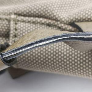 Secondhand Valentino Embroidered butterfly Green x Beige x Multicolor canvas  backpack/rucksack | stylenewstar