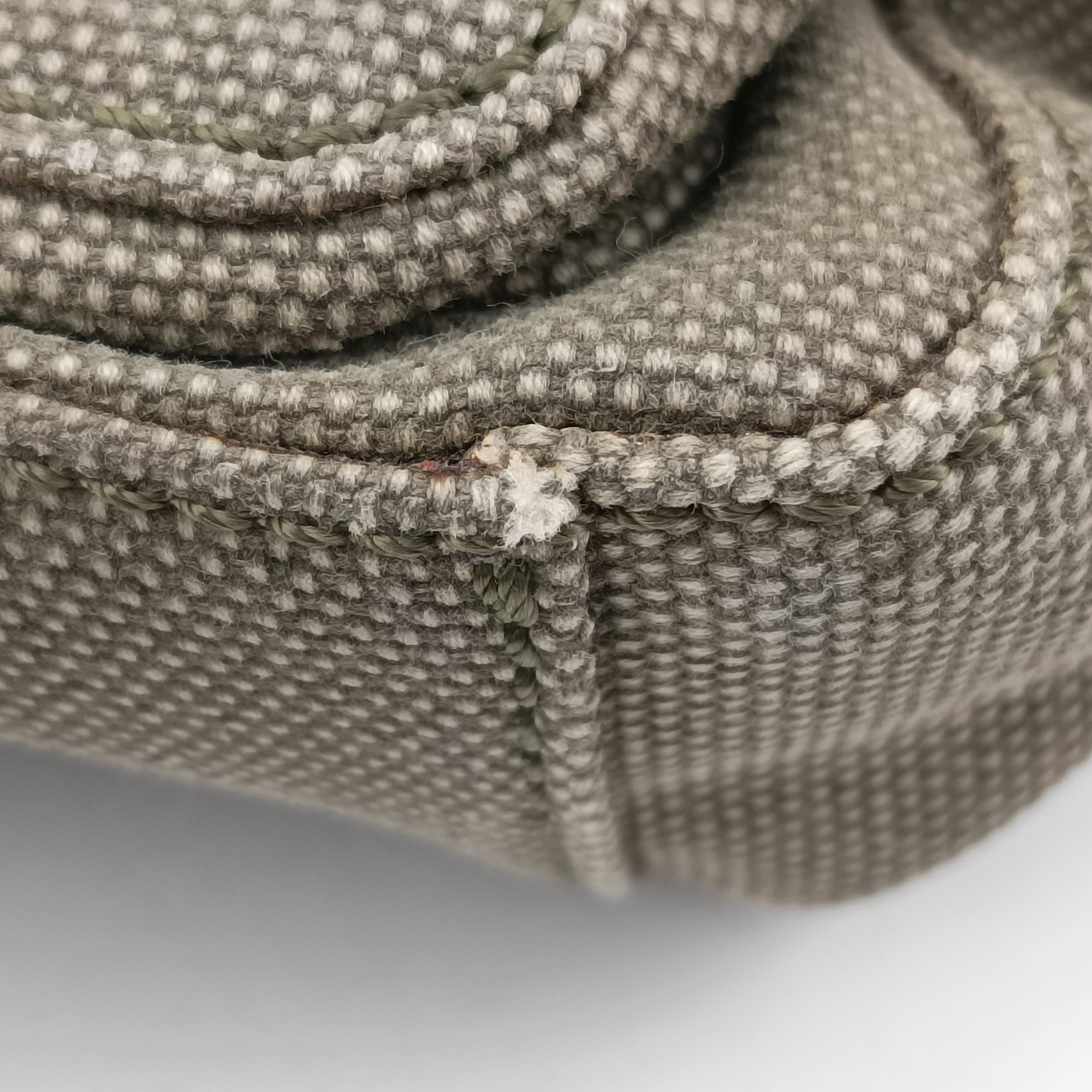 Secondhand Valentino Embroidered butterfly Green x Beige x Multicolor canvas  backpack/rucksack | stylenewstar