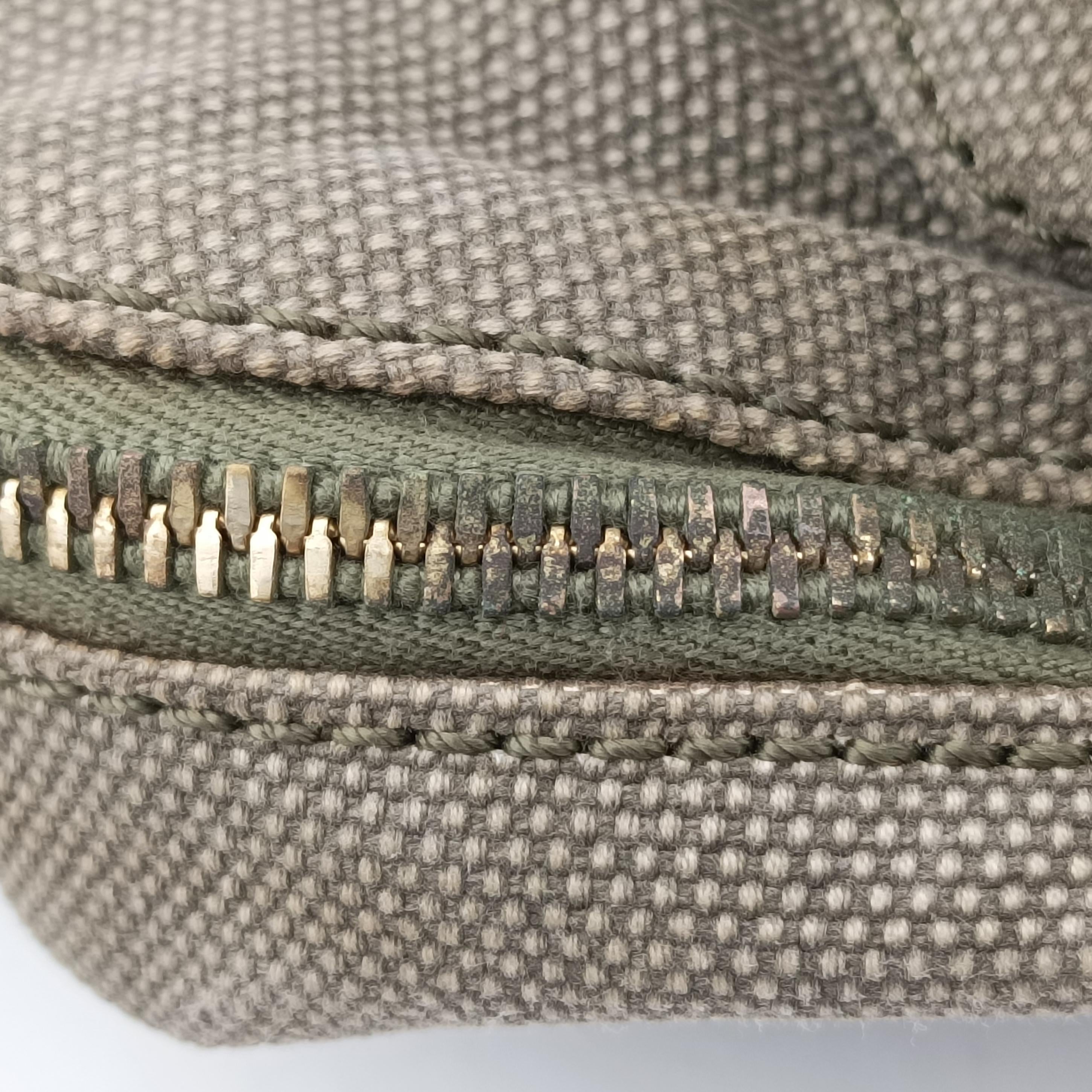 Secondhand Valentino Embroidered butterfly Green x Beige x Multicolor canvas  backpack/rucksack | stylenewstar