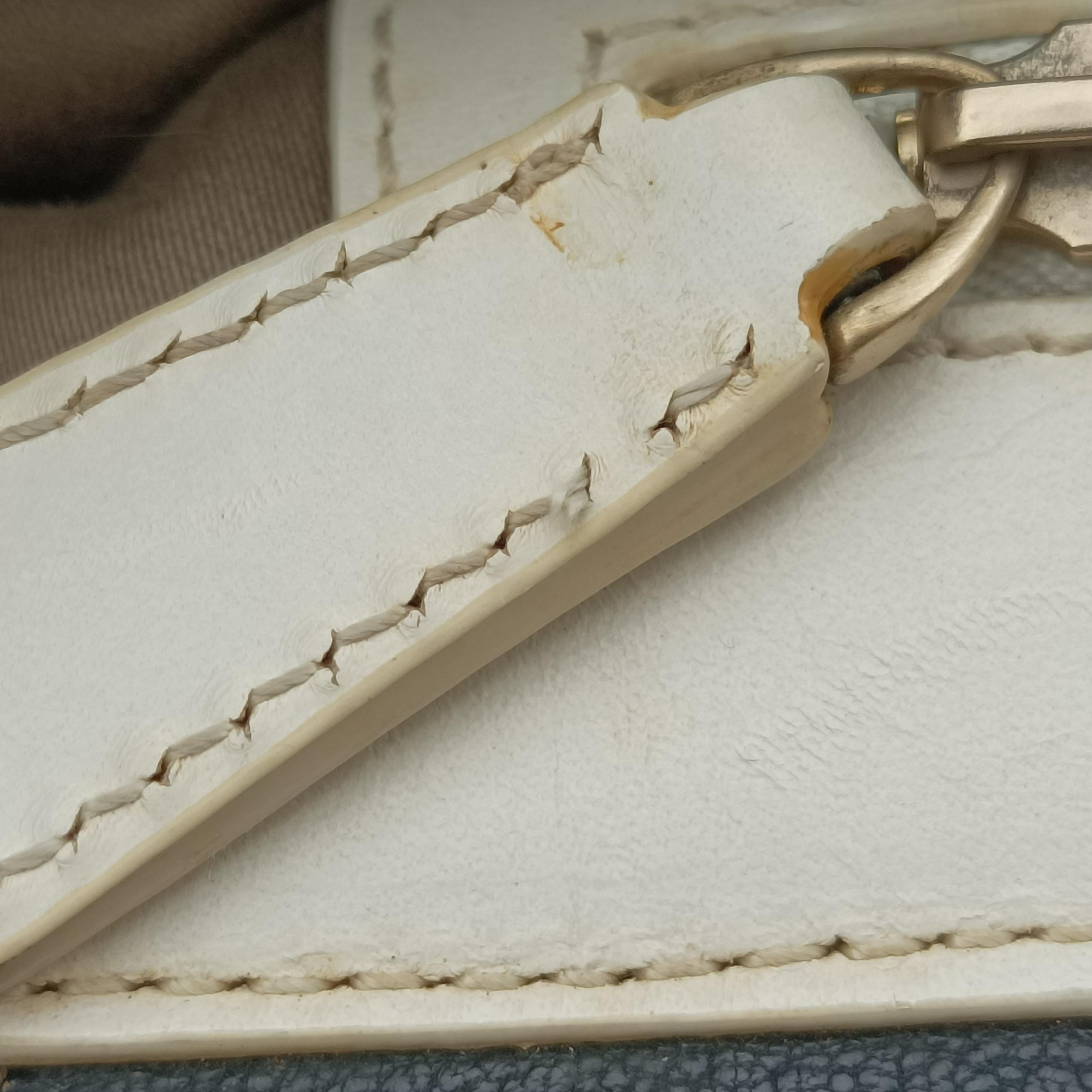 Pre-owned Bally Medium Boston Golf Black x White leather  shoulderbag | stylenewstar