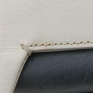 Pre-owned Bally Medium Boston Golf Black x White leather  shoulderbag | stylenewstar