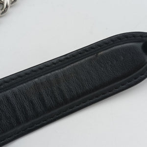 Pre-owned Fendi KAN I F Black Leather 8BT286 shoulderbag | stylenewstar