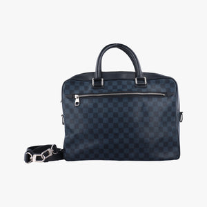Pre-owned Louis Vuitton Porte-Documents Jour NM Noir Damier Graphite N48260 shoulderbag | stylenewstar