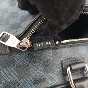 Pre-owned Louis Vuitton Porte-Documents Jour NM Noir Damier Graphite N48260 shoulderbag | stylenewstar