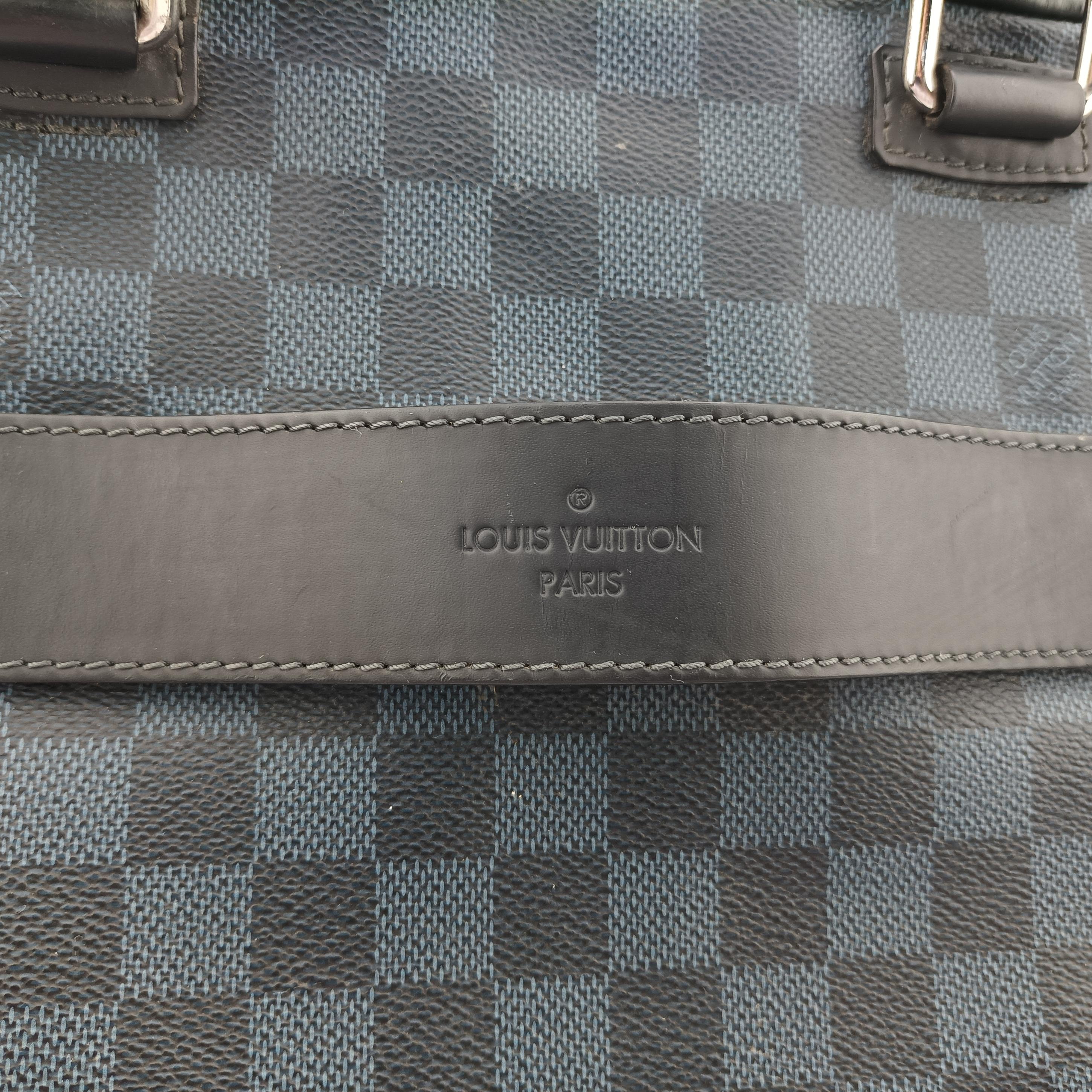 Pre-owned Louis Vuitton Porte-Documents Jour NM Noir Damier Graphite N48260 shoulderbag | stylenewstar