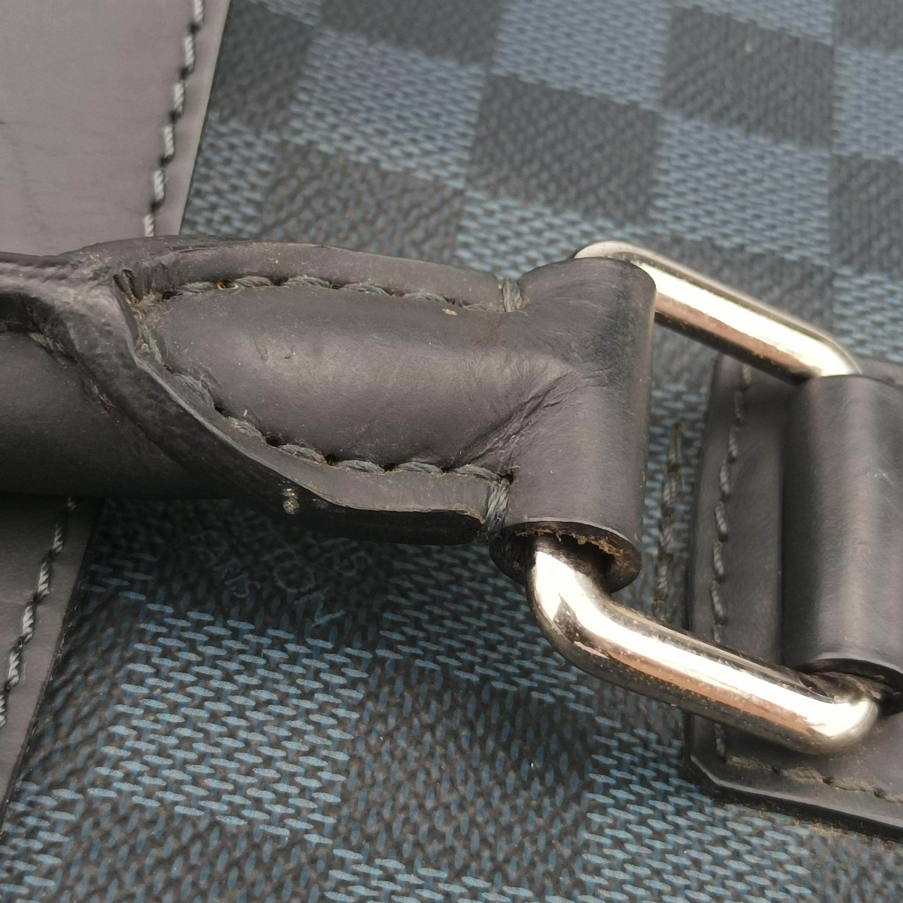 Pre-owned Louis Vuitton Porte-Documents Jour NM Noir Damier Graphite N48260 shoulderbag | stylenewstar