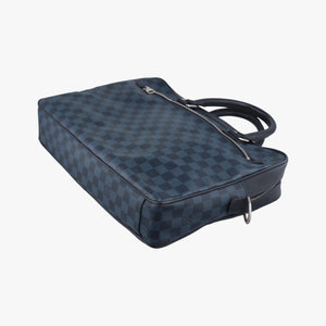 Pre-owned Louis Vuitton Porte-Documents Jour NM Noir Damier Graphite N48260 shoulderbag | stylenewstar