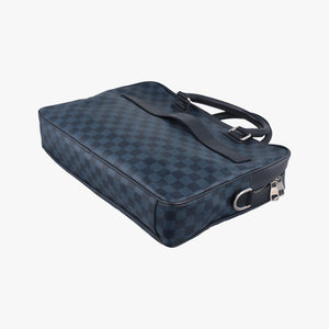 Pre-owned Louis Vuitton Porte-Documents Jour NM Noir Damier Graphite N48260 shoulderbag | stylenewstar