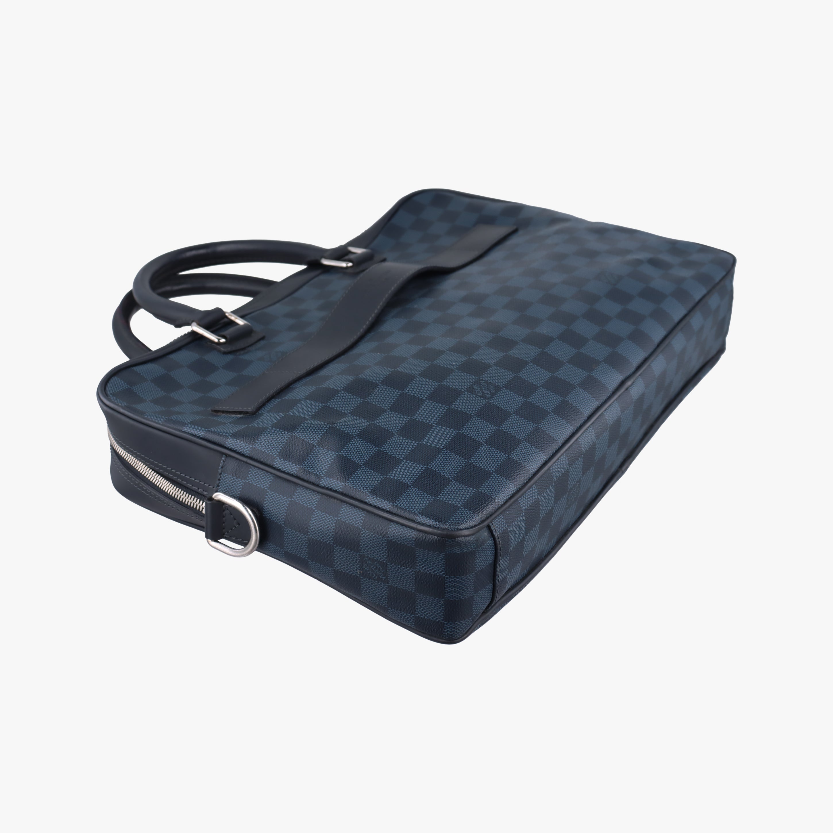 Pre-owned Louis Vuitton Porte-Documents Jour NM Noir Damier Graphite N48260 shoulderbag | stylenewstar