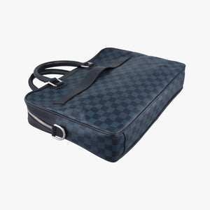 Pre-owned Louis Vuitton Porte-Documents Jour NM Noir Damier Graphite N48260 shoulderbag | stylenewstar