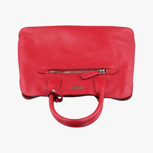 Vintage Prada Cuir  Open Promenade Satchel Red SAFFIANO　Leather BN2553 shoulderbag | stylenewstar