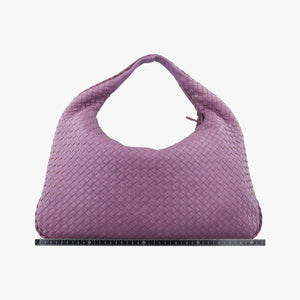 Pre-owned Bottega Veneta Intrecciato Purple lambskin  shoulderbag | stylenewstar
