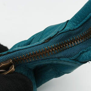 Pre-owned Balenciaga Sunday Small Blue Lambskin  handbag | stylenewstar