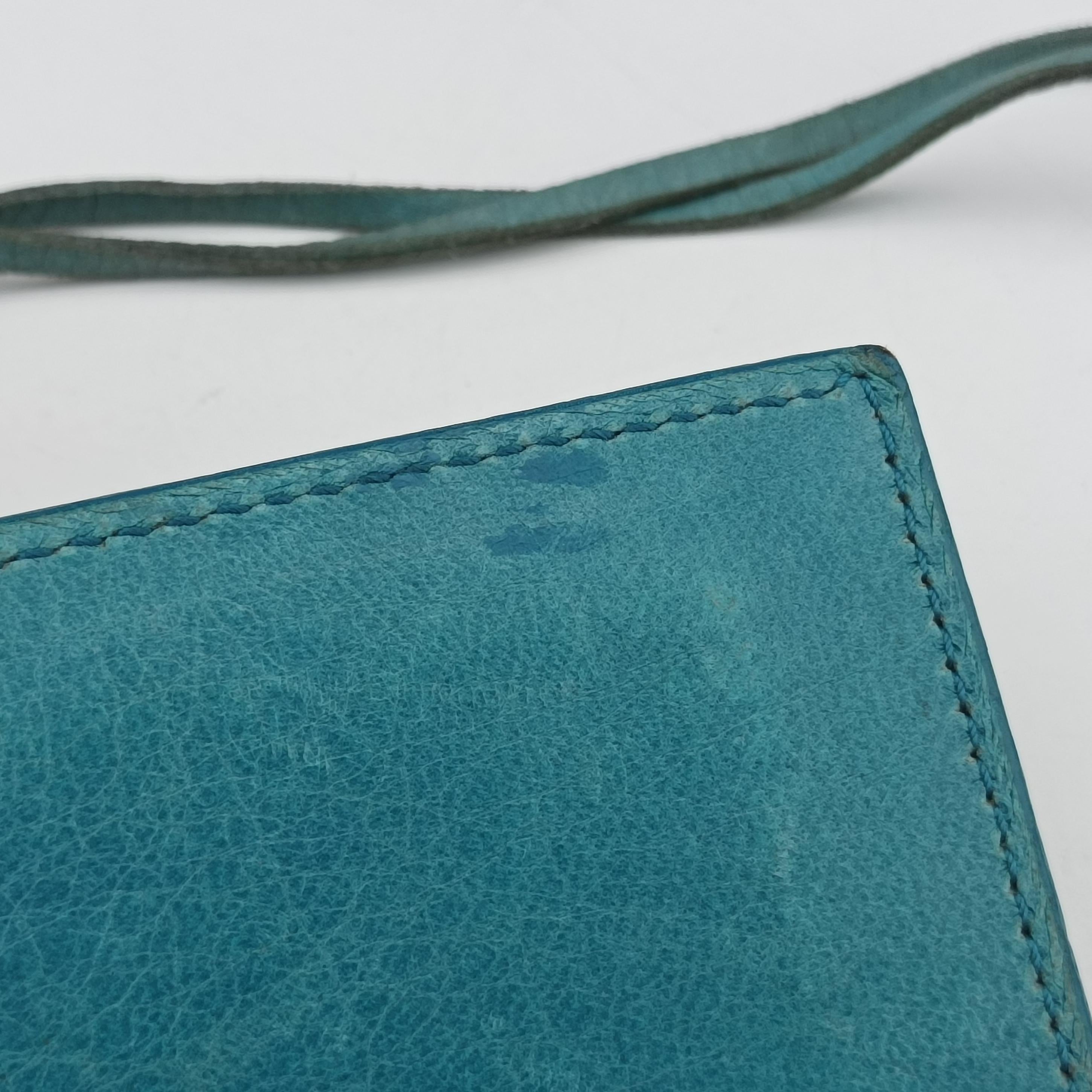 Pre-owned Balenciaga Sunday Small Blue Lambskin  handbag | stylenewstar