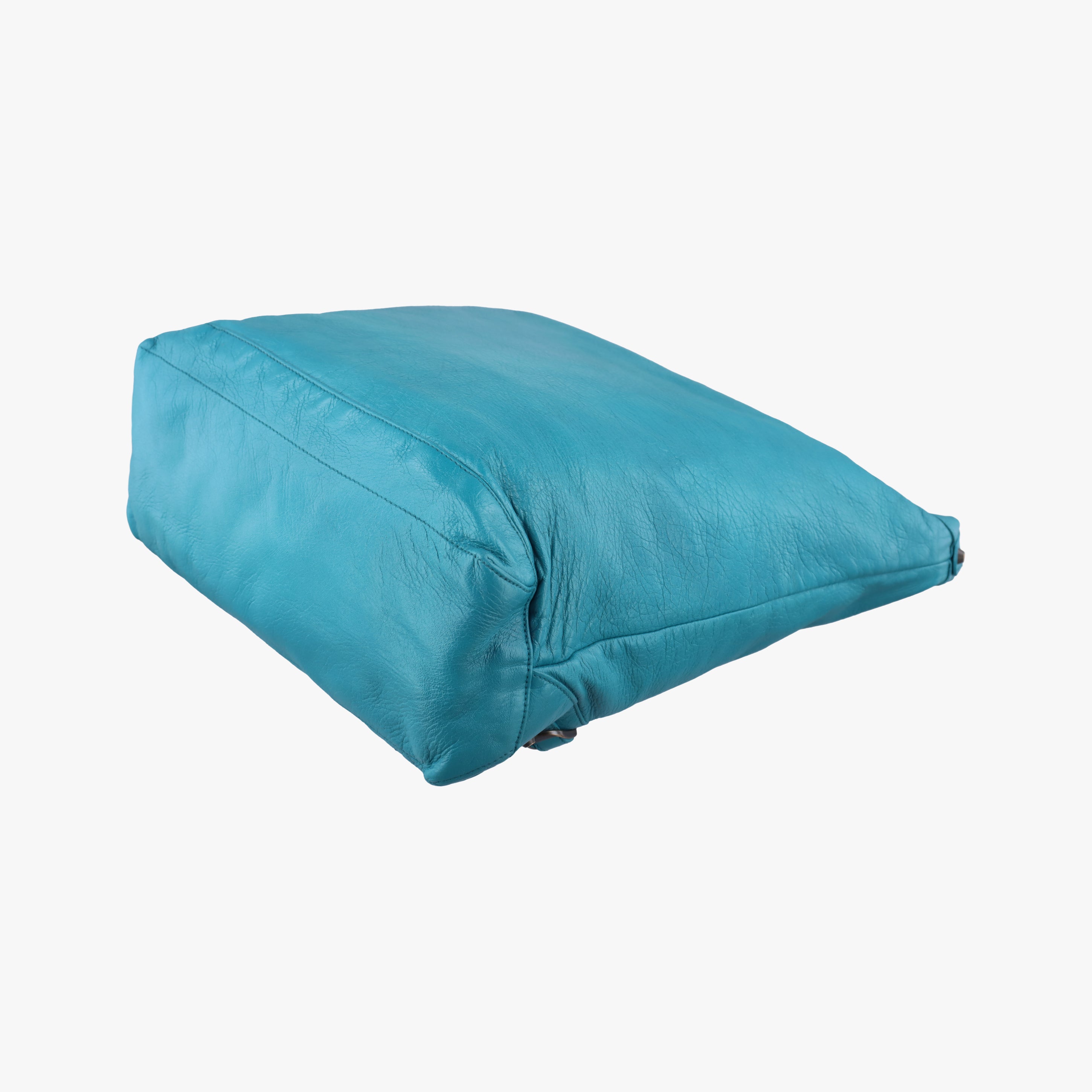 Pre-owned Balenciaga Sunday Small Blue Lambskin  handbag | stylenewstar