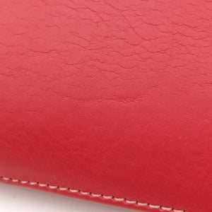 Pre-owned Christian Dior CD Logo Red Leather  handbag | stylenewstar