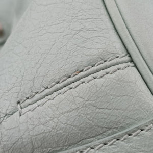 Pre-owned Balenciaga Mini Pompon Light Green lambskin  shoulderbag | stylenewstar