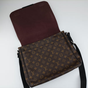 Pre-owned Louis Vuitton Torres brown Monogram Macassar M40387 shoulderbag | stylenewstar