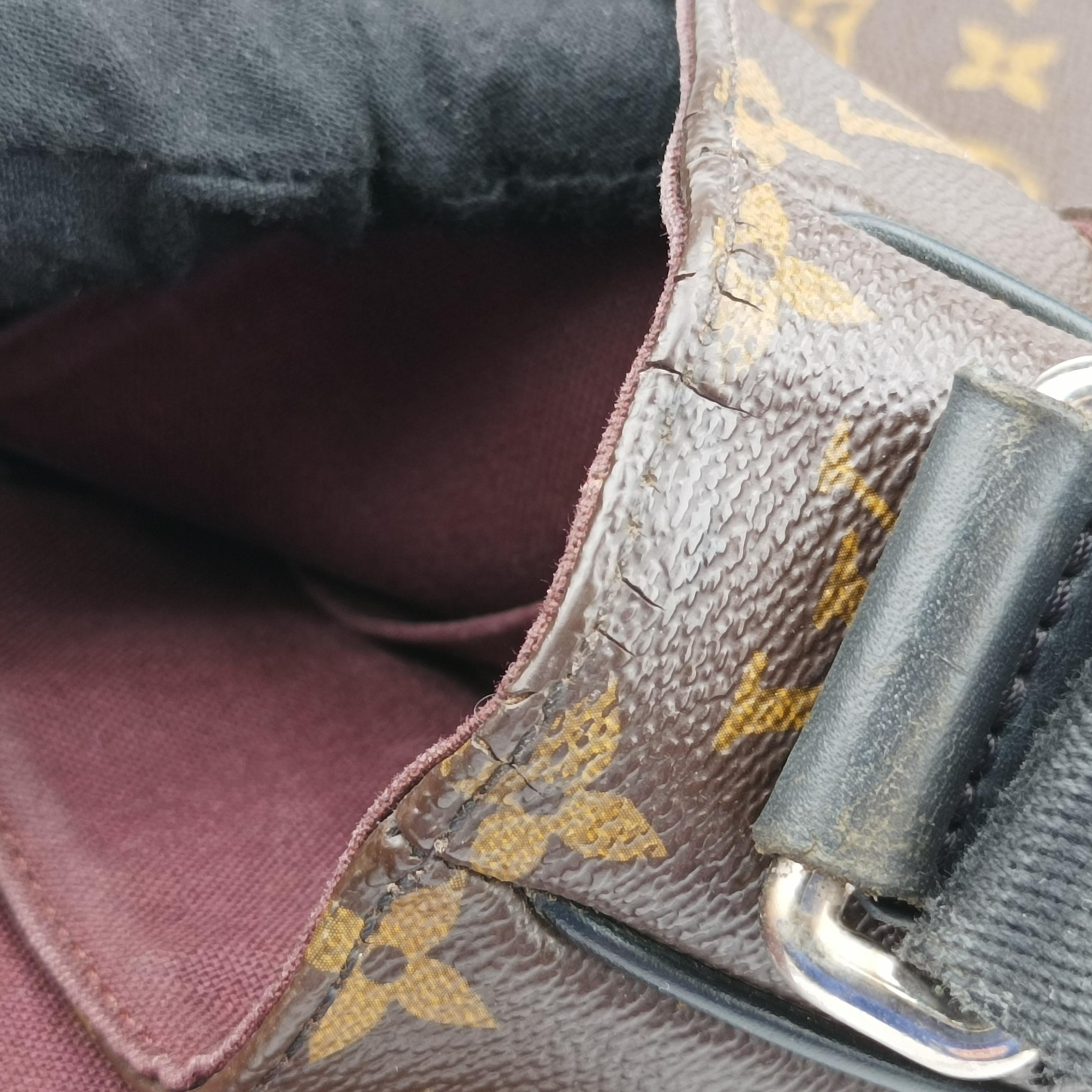 Pre-owned Louis Vuitton Torres brown Monogram Macassar M40387 shoulderbag | stylenewstar