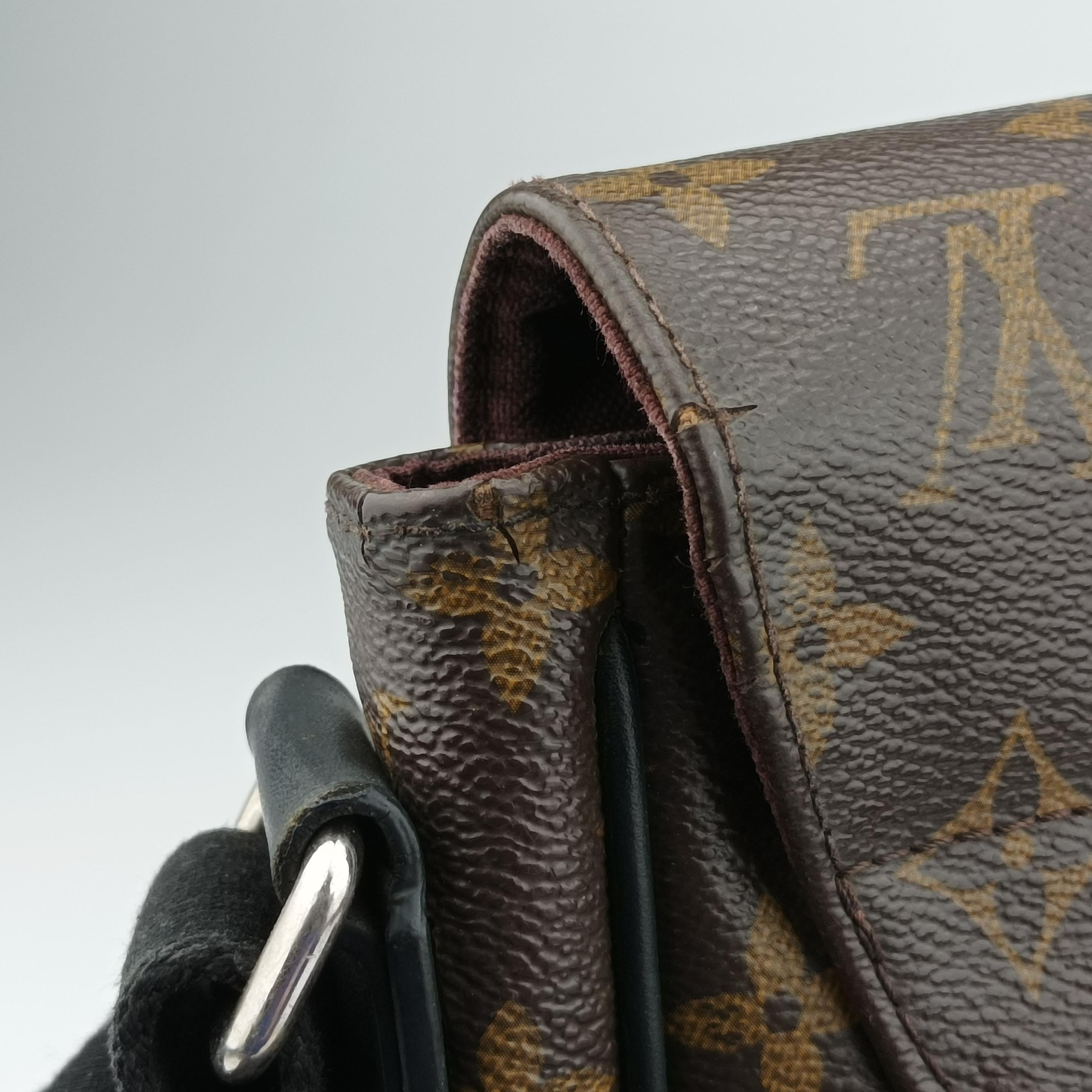 Pre-owned Louis Vuitton Torres brown Monogram Macassar M40387 shoulderbag | stylenewstar