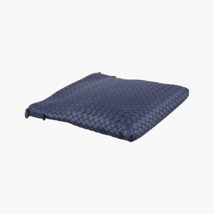 Pre-owned Bottega Veneta Intrecciato Navy lambskin  shoulderbag | stylenewstar