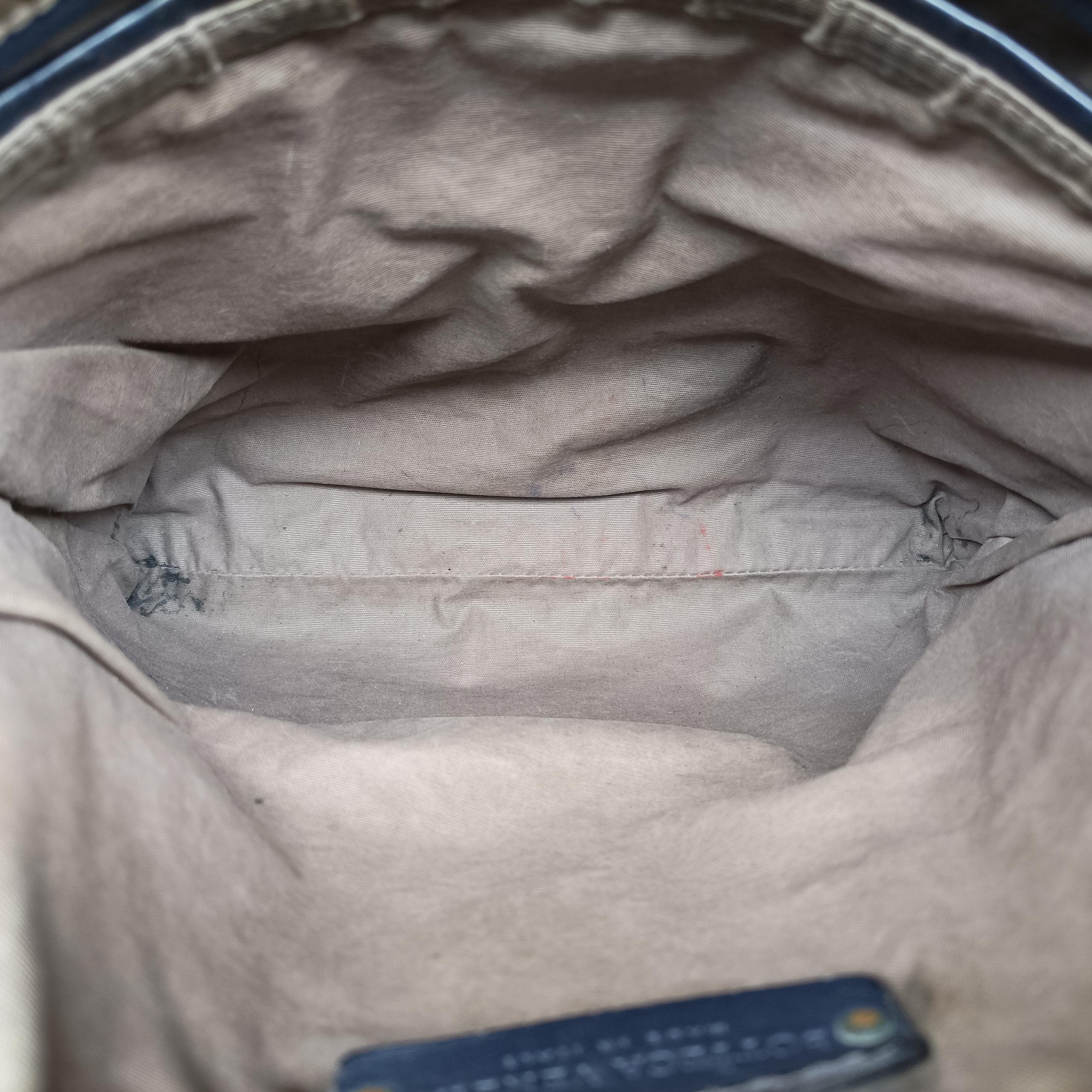 Pre-owned Bottega Veneta Intrecciato Navy lambskin  shoulderbag | stylenewstar