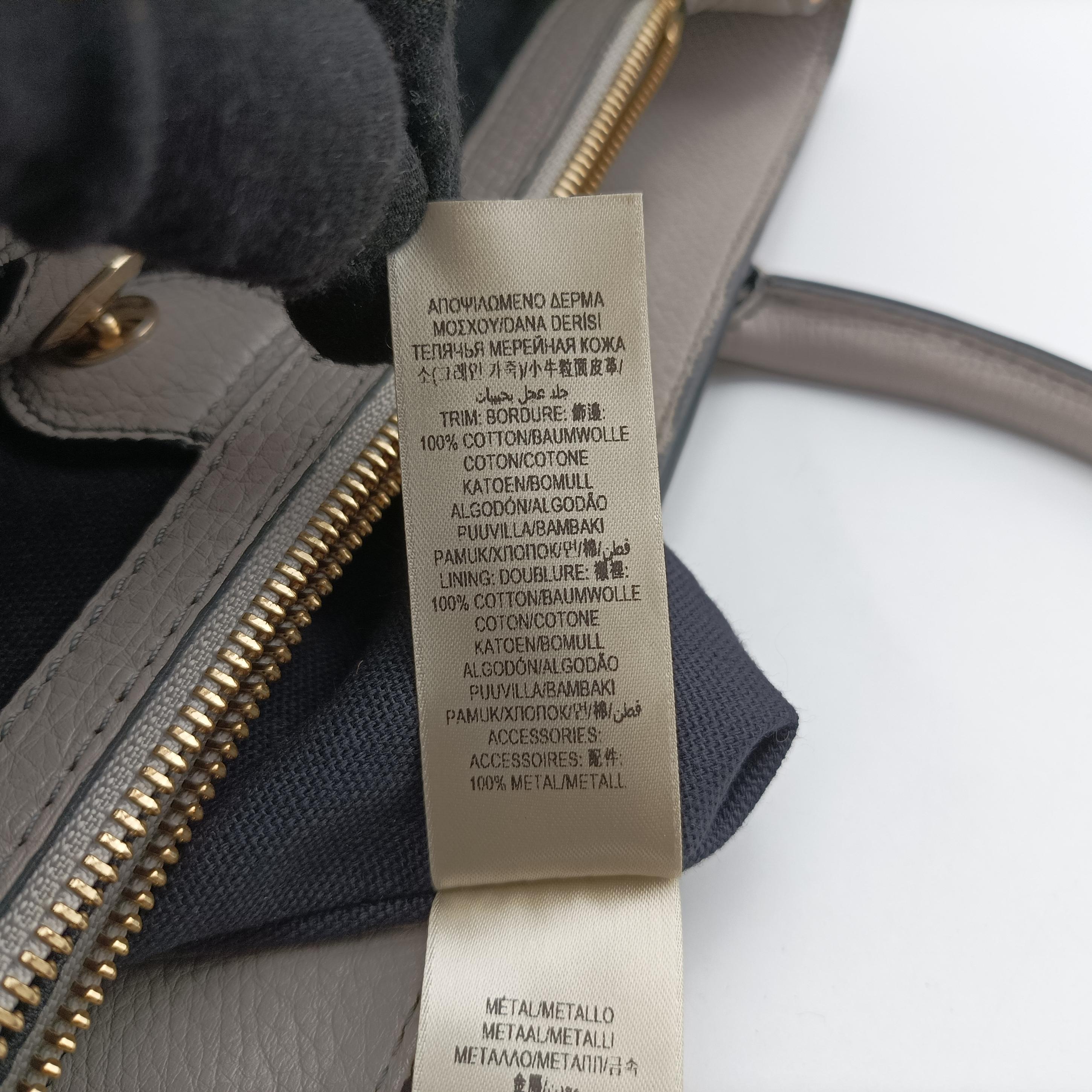Pre-owned Burberry House Check The Banner Gray × Multicolor Leather ×Canvas  shoulderbag | stylenewstar