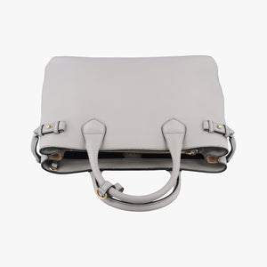 Pre-owned Burberry House Check The Banner Gray × Multicolor Leather ×Canvas  shoulderbag | stylenewstar