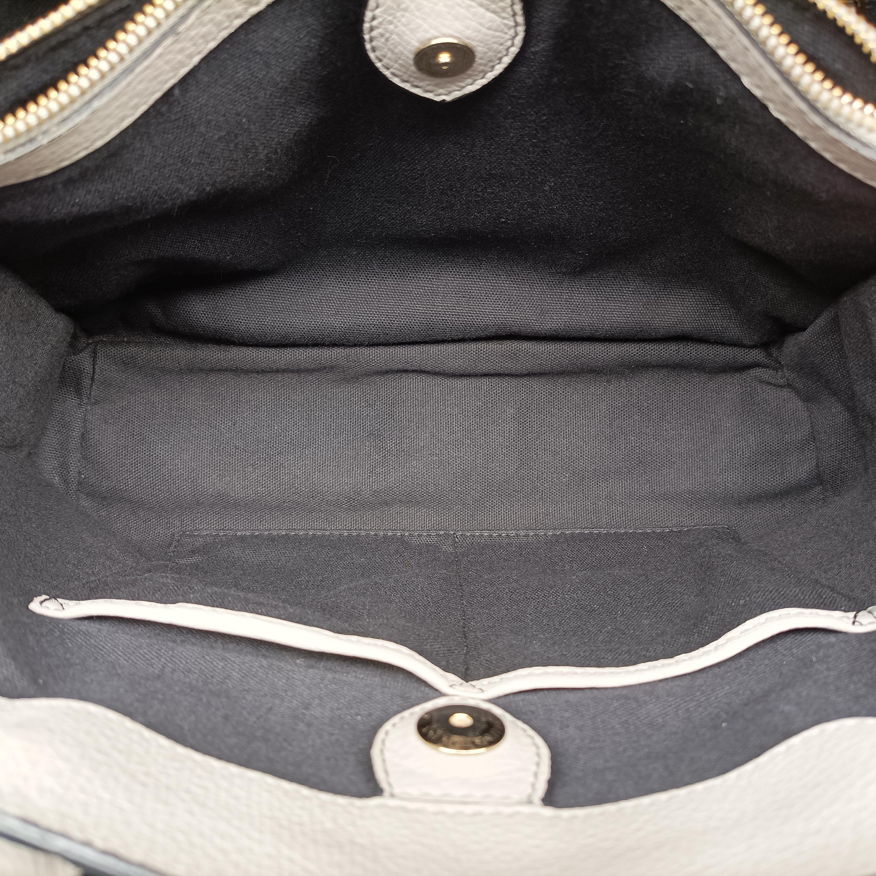 Pre-owned Burberry House Check The Banner Gray × Multicolor Leather ×Canvas  shoulderbag | stylenewstar