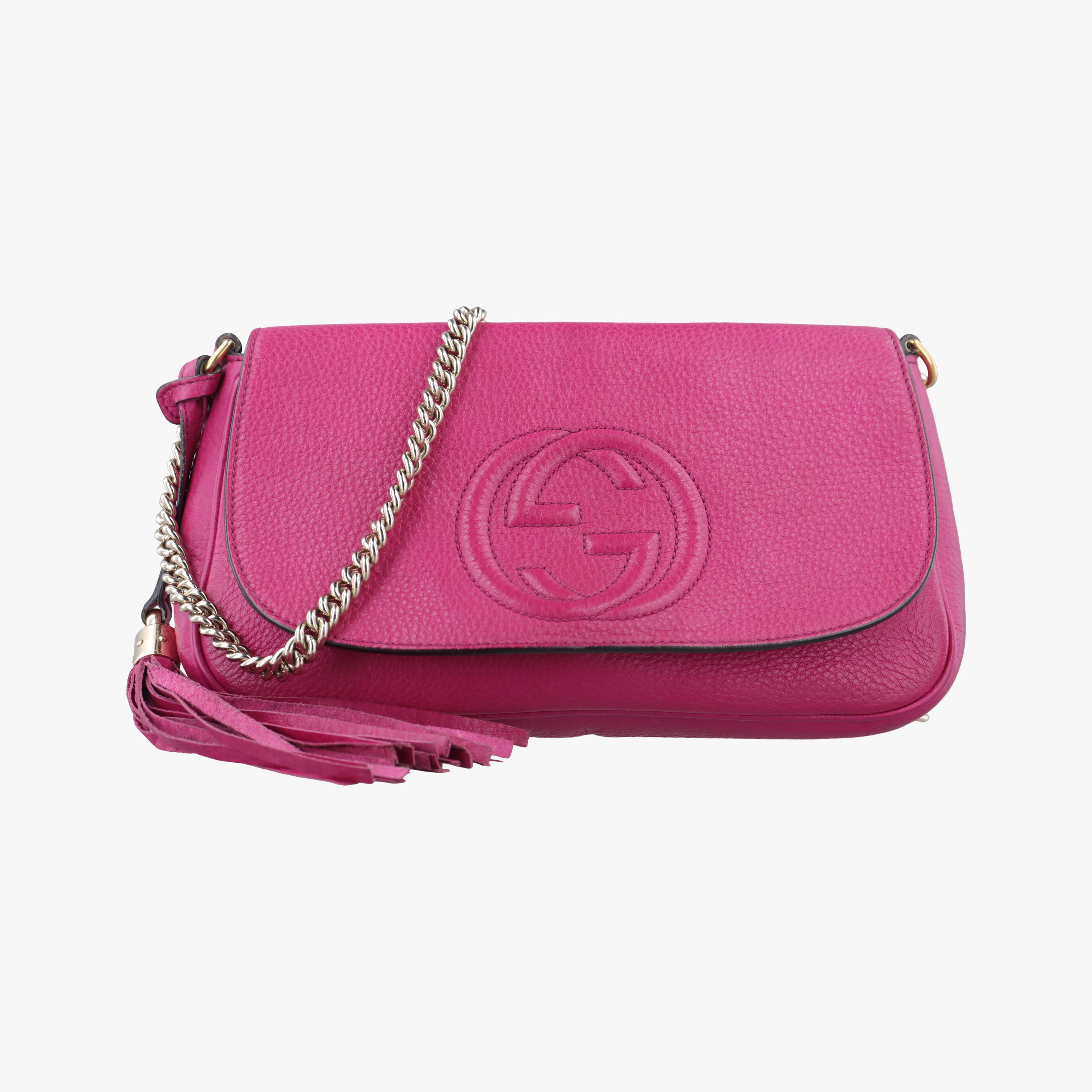 Pre-owned Gucci SOHO Rose Leather 336752 shoulderbag | stylenewstar