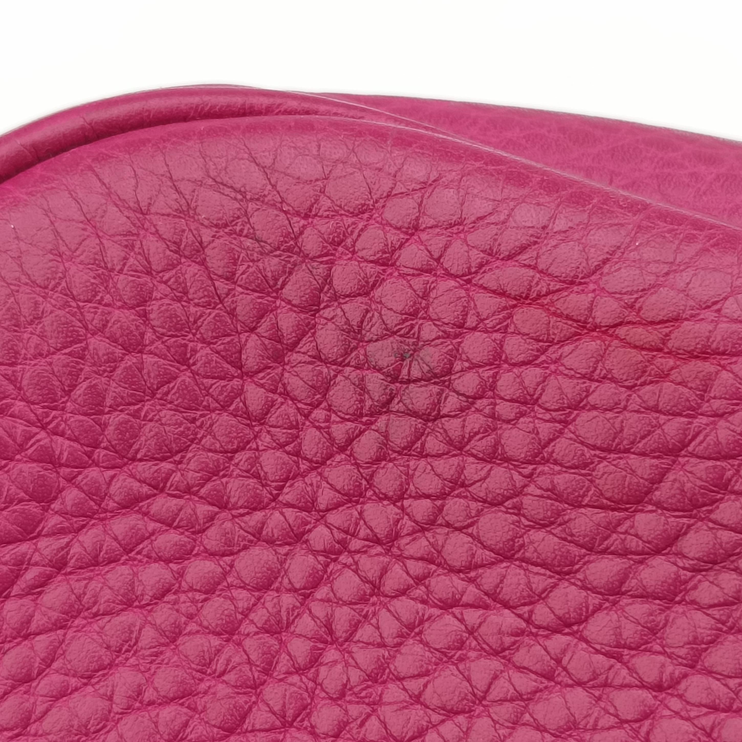 Pre-owned Gucci SOHO Rose Leather 336752 shoulderbag | stylenewstar