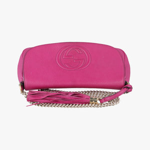 Pre-owned Gucci SOHO Rose Leather 336752 shoulderbag | stylenewstar