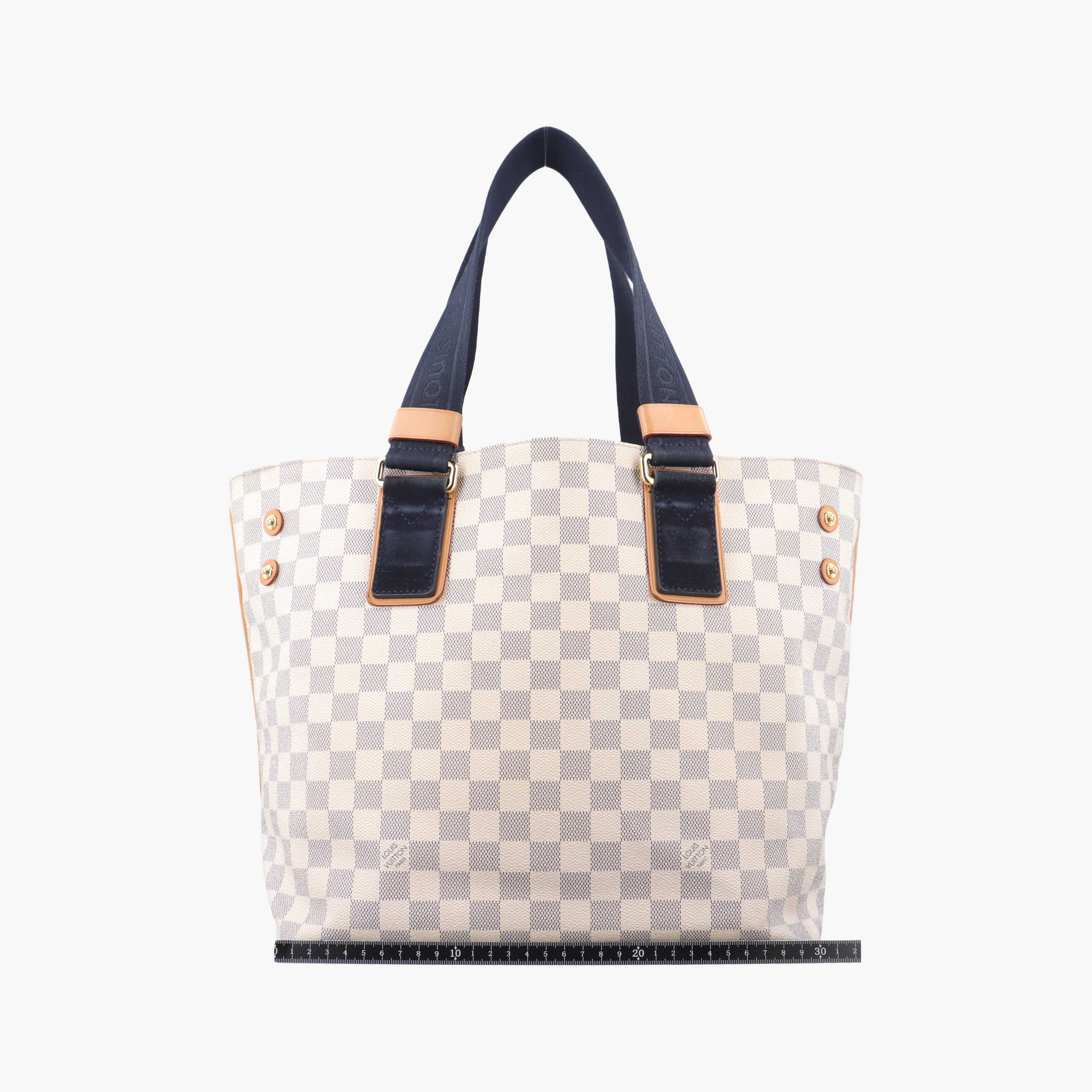 Pre-owned Louis Vuitton Plein Soleil Cabas PM AZUR Damier Canvas N41179 shoulderbag | stylenewstar