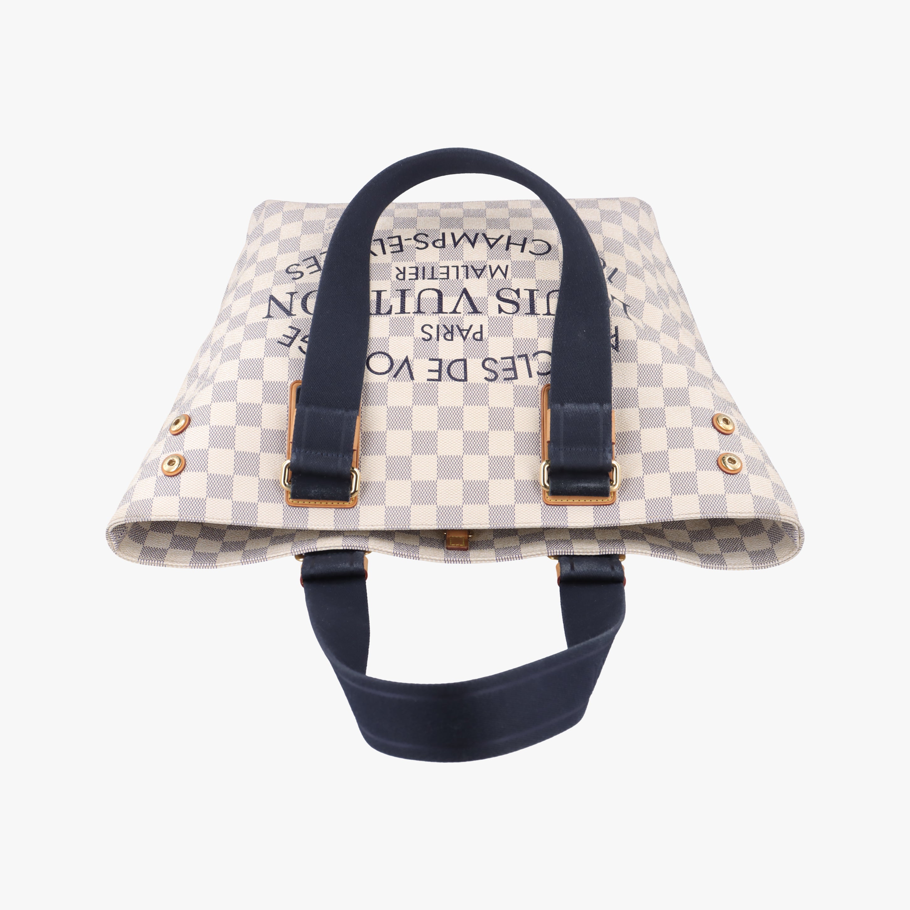 Pre-owned Louis Vuitton Plein Soleil Cabas PM AZUR Damier Canvas N41179 shoulderbag | stylenewstar