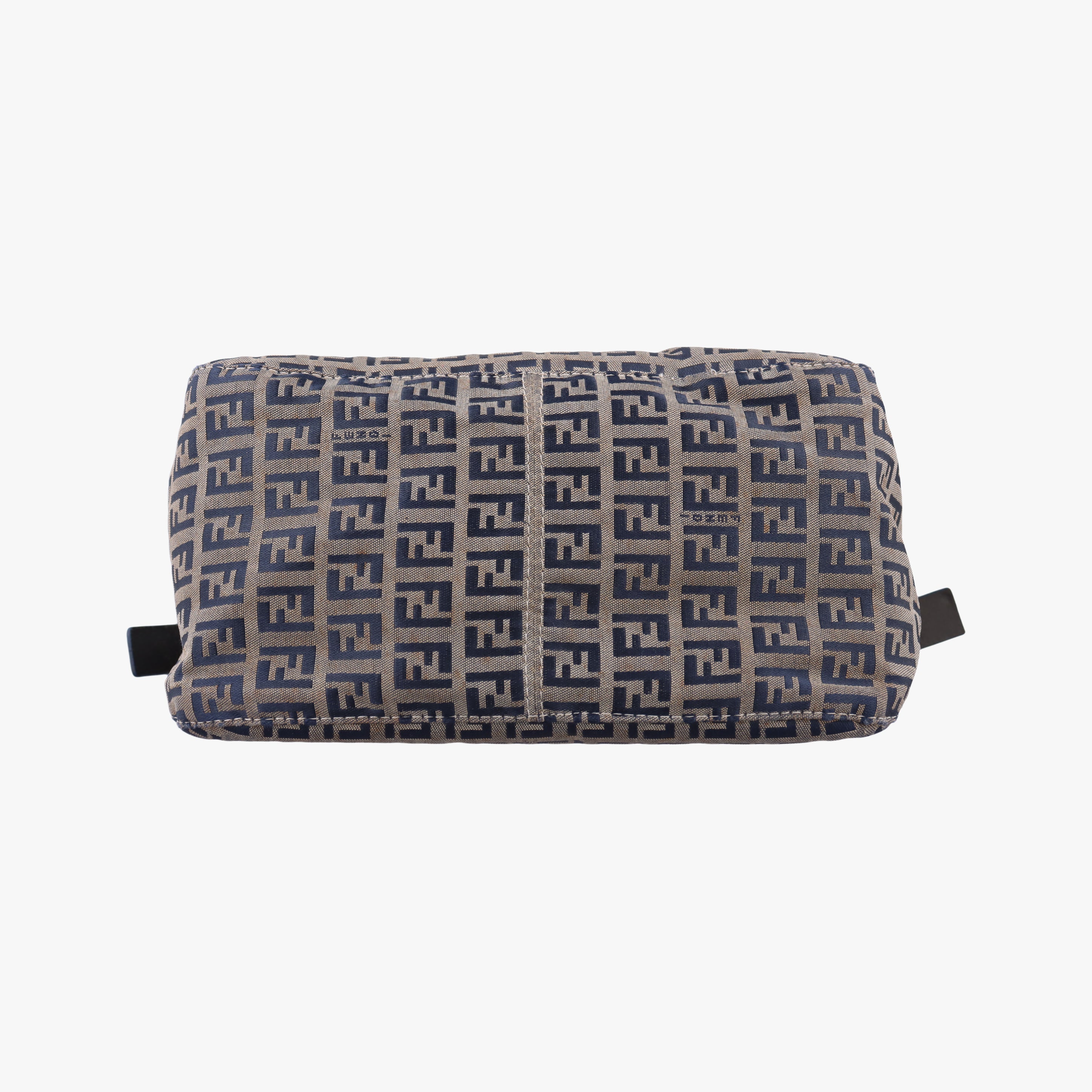 Pre-owned Fendi Baguette Brown×blue×Black fabric 26426 shoulderbag | stylenewstar