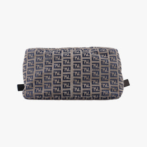 Pre-owned Fendi Baguette Brown×blue×Black fabric 26426 shoulderbag | stylenewstar