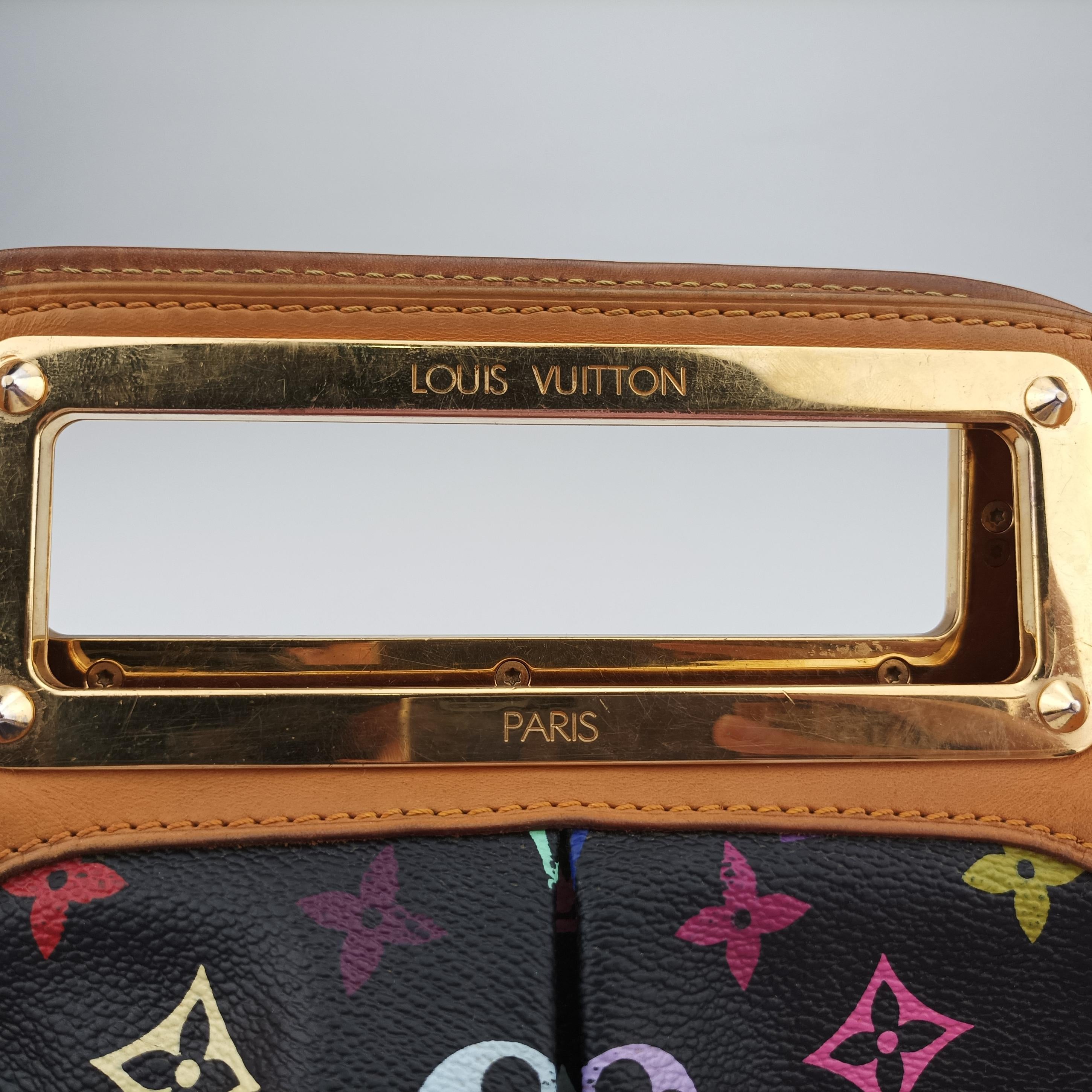 Pre-owned Louis Vuitton JUDY MM Noir Monogram Multicolor M40256 shoulderbag | stylenewstar