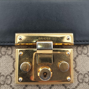 Vintage Gucci Padlock Multicolour Canvas × Leather 409487 shoulderbag | stylenewstar